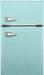 Insignia - Retro 3.1 cu. ft.  Mini Fridge with Top Freezer - Mint