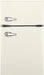 Insignia - Retro 3.1 cu. ft.  Mini Fridge with Top Freezer - Creamy vanilla