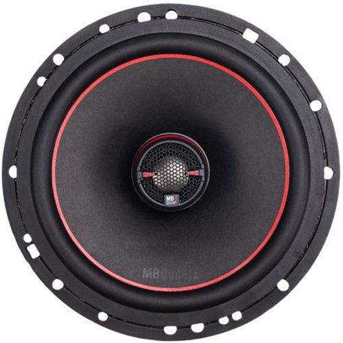 MB Quart - REFERENCE 6-1/2" 2-Way Car Speakers with Craft Pulp Cones (Pair) - Black