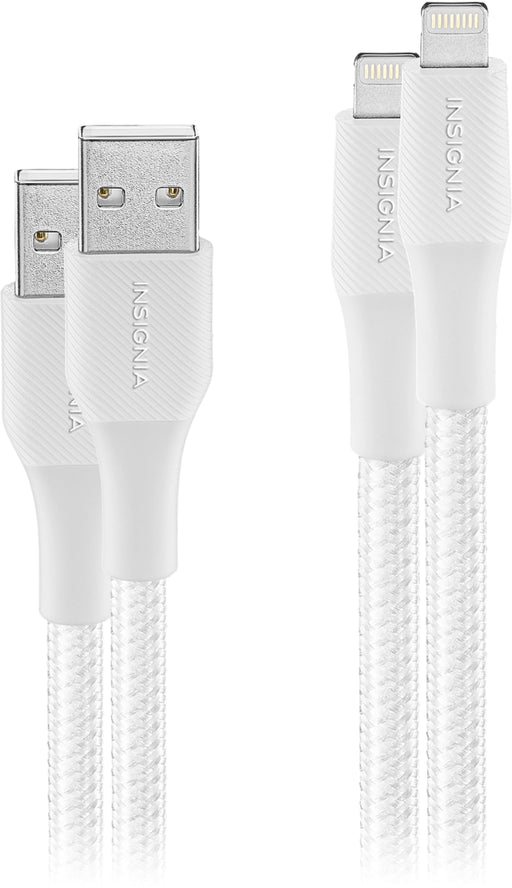 Insignia - 10' Lightning to USB Charge-and-Sync Cable (2 pack) - Moon Gray