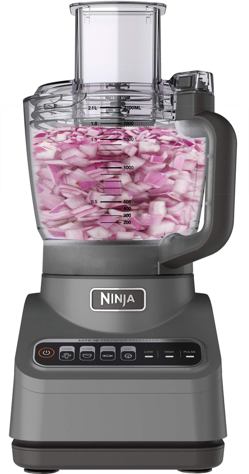 Ninja - Professional Plus Food Processor 1000 Peak Watts 9-Cup Capacity 4 Auto-iQ Preset Programs - Cloud Silver