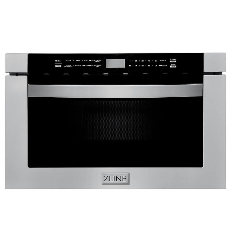 ZLINE - 24 in. 1.2 cu. ft. Built-in Microwave Drawer in Stainless Steel - Silver