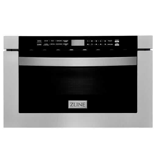 ZLINE - 24" 1.2 cu. ft. Built-in Microwave Drawer in Stainless Steel - Silver