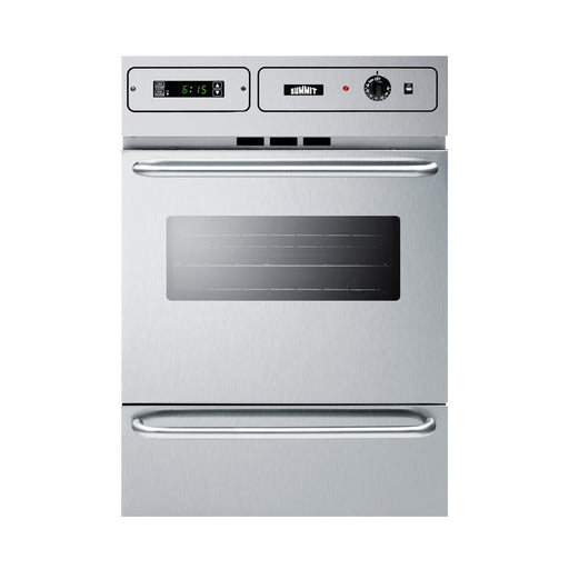 Summit Appliance - 24" Built-In Single Electric Oven - Stainless Steel