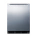 Summit Appliance - 5.5 Cu. Ft. Mini Fridge - Stainless Steel