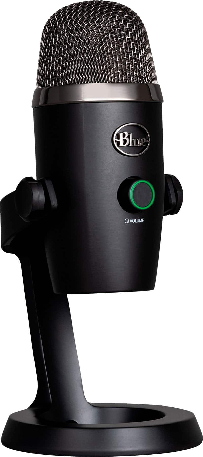 Blue Microphones - Blue Yeti Nano Premium Wired Multi-Pattern USB Condenser Mic - Black