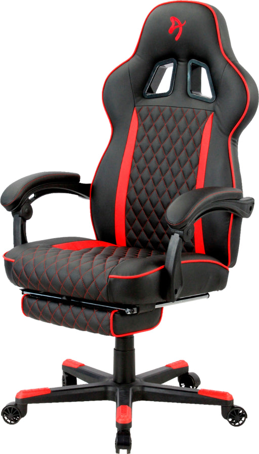 Arozzi - Mugello Special Edition Gaming Chair with Footrest - Red