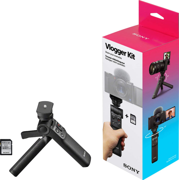 Sony - Creator Accessory Kit/Vlogger Kit - Black