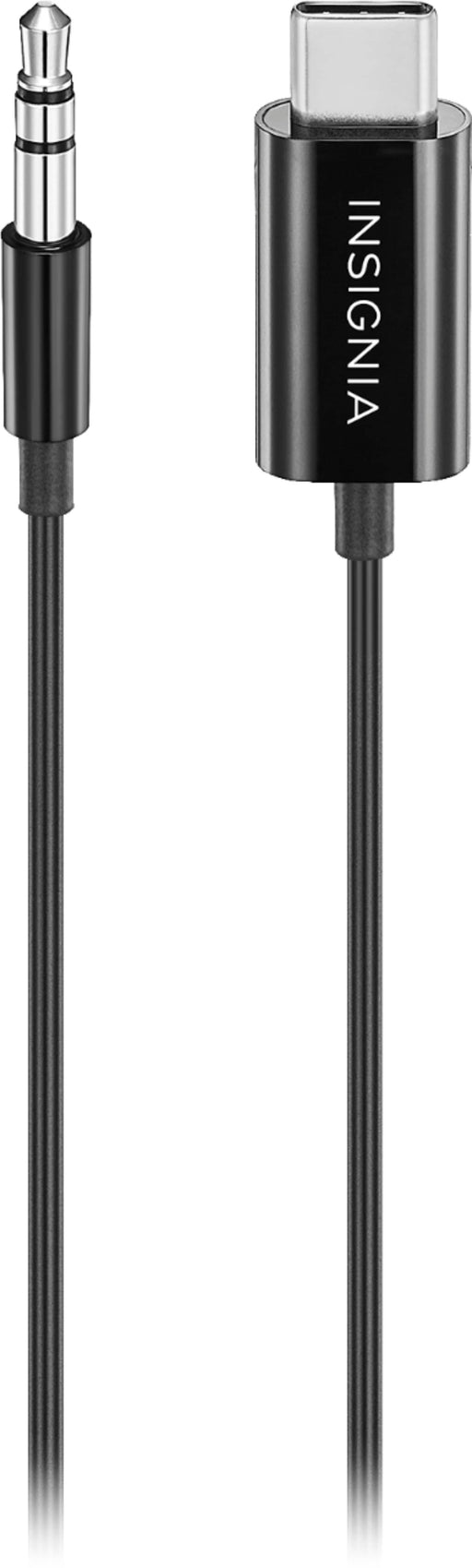 Insignia - 3’ USB-C to 3.5 mm Cable - Black