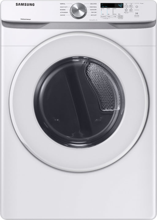 Samsung - 7.5 Cu. Ft. Stackable Gas Dryer with Sensor Dry - White