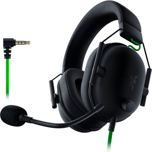 Razer - BlackShark V2 X Wired Over-the-Ear Gaming Headset for PC PS5 PS4 Switch Xbox XS and Xbox One - Black