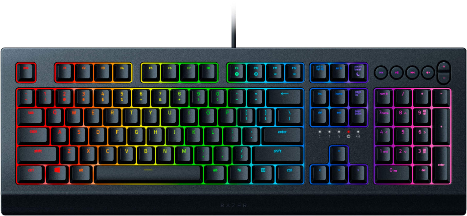 Razer - Cynosa V2 Full Size Wired Membrane Gaming Keyboard with Chroma RGB Backlighting - Black