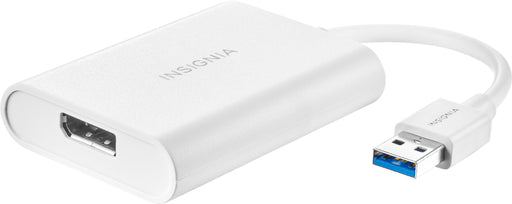 Insignia - USB 3.0 to DisplayPort Adapter - White