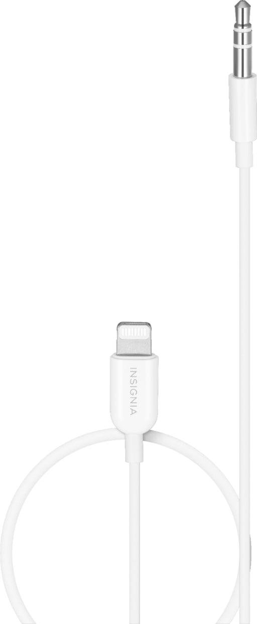 Insignia - 3' Lightning to 3.5 mm Audio Cable - White