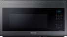 Samsung - 1.7 cu. ft. Over-the-Range Convection Microwave with WiFi - Black Stainless Steel