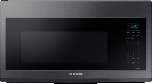 Samsung - 1.7 cu. ft. Over-the-Range Convection Microwave with WiFi - Black Stainless Steel