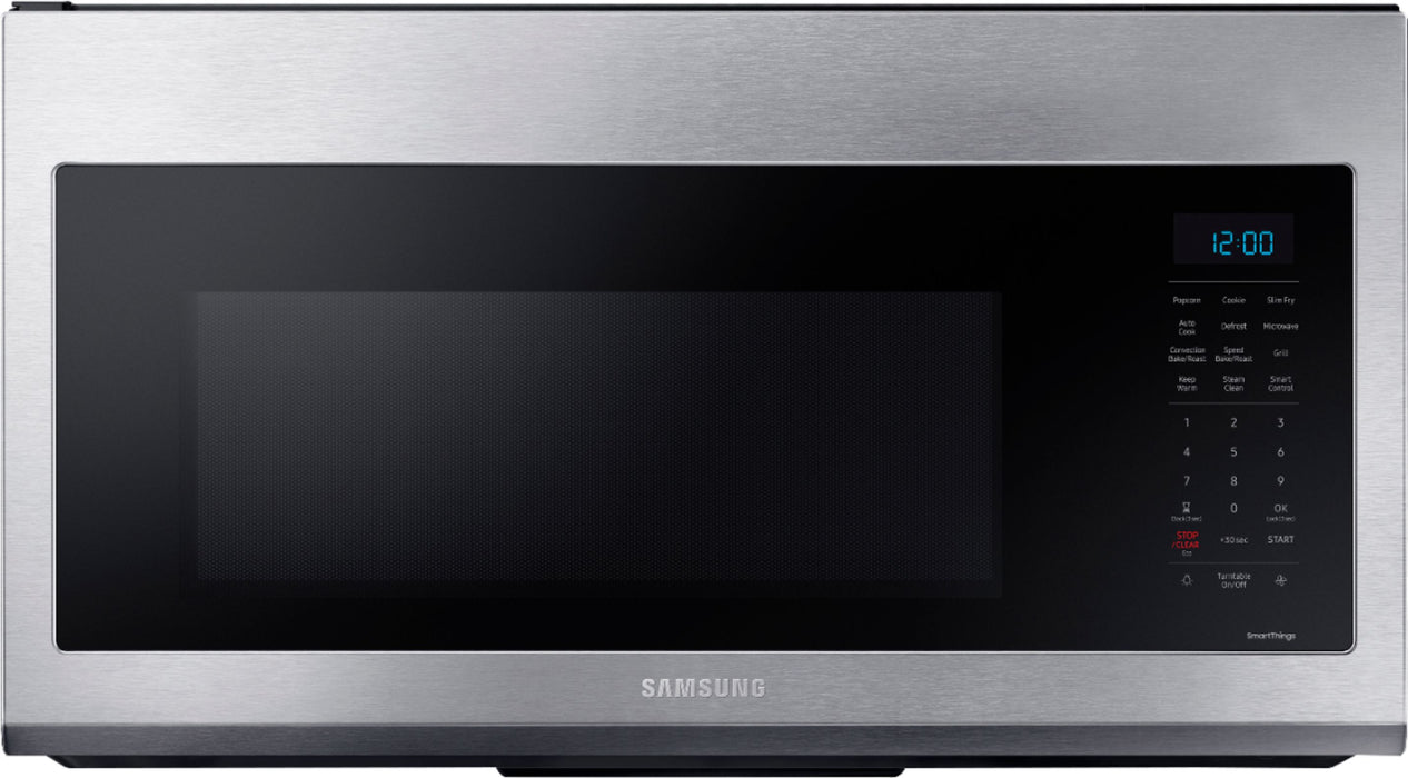 Samsung - 1.7 cu. ft. Over-the-Range Convection Microwave with WiFi - Stainless Steel