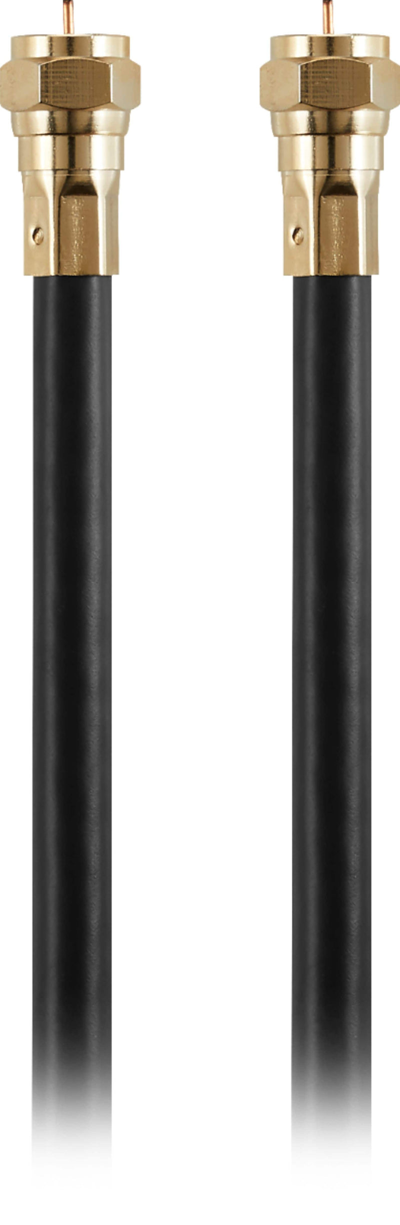 Rocketfish - 25' Indoor/Outdoor RG6 Coaxial Cable - Black