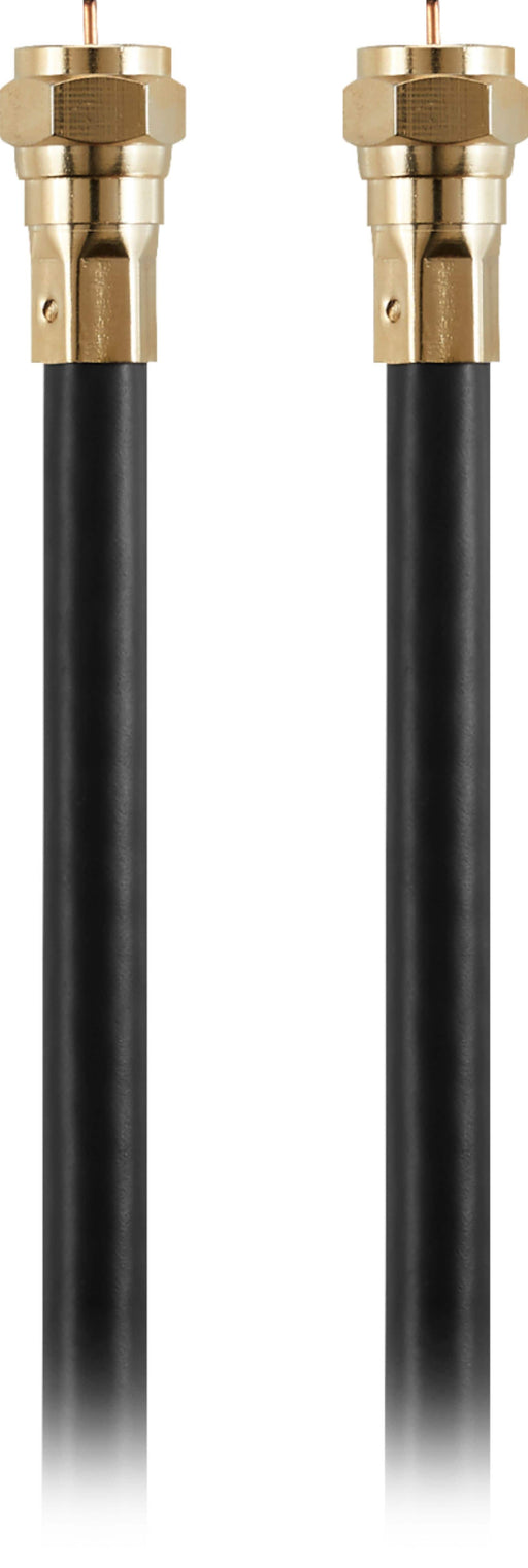 Rocketfish - 50' Indoor/Outdoor RG6 Coaxial Cable - Black