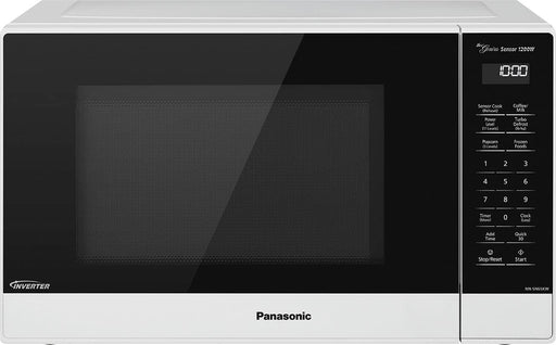 Panasonic - 1.2 Cu. Ft. 1200 Watt SN65KW Microwave with Inverter and Genius Sensor - White