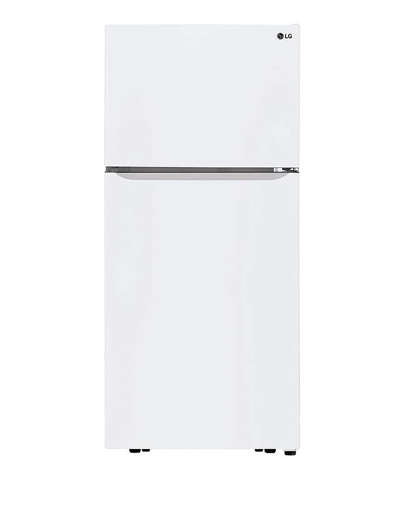 LG - 30-in Wide 20.2 Cu. Ft. Top Freezer Refrigerator - White