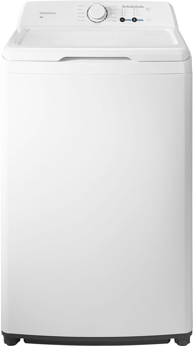 Insignia - 3.7 Cu. Ft. High Efficiency 12-Cycle Top-Loading Washer - White