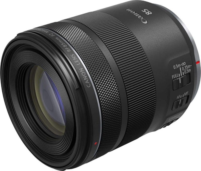 Canon - RF85mm F2 Macro IS STM Medium Telephoto Lens for EOS R-Series Cameras - Black