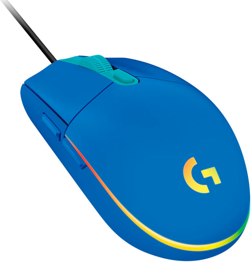 Logitech - G203 LIGHTSYNC Wired Optical Gaming Mouse with 8000 DPI sensor - Blue