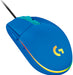 Logitech - G203 LIGHTSYNC Wired Optical Gaming Mouse with 8000 DPI sensor - Blue