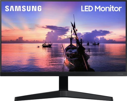 Samsung - 27" T350 Series IPS FHD AMD FreeSync Monitor (VESA HDMI VGA) - Dark Blue Gray