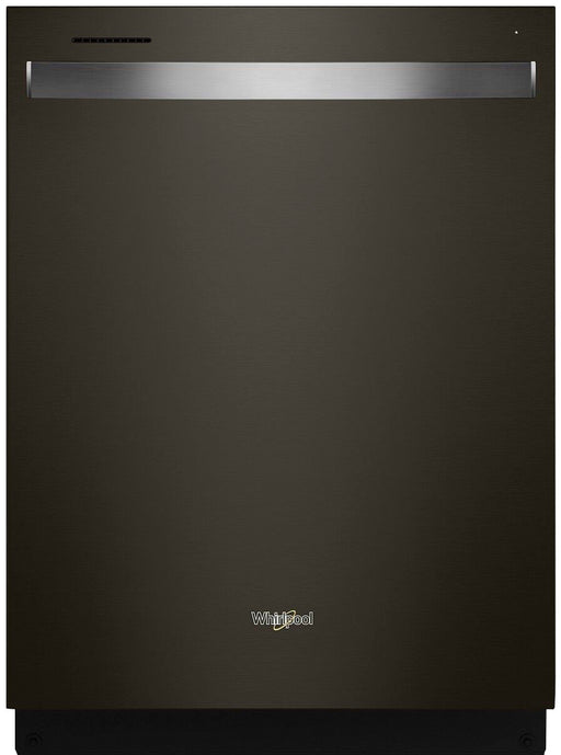 Whirlpool - 24" Top Control Built-In Stainless Steel Tub Dishwasher with 3rd Rack and 47 dBA - Black Stainless with PrintShield Finish