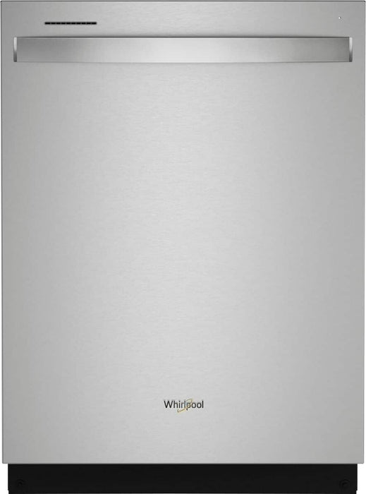 Whirlpool - 24" Top Control Built-In Stainless Steel Tub Dishwasher with 3rd Rack Large Capacity 47 dBA - Stainless Steel