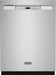 Maytag - 24" Front Control Built-In Stainless Steel Tub Dishwasher with Dual Power Filtration and 50 dBA - Stainless Steel