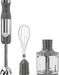 GE - Immersion 2-Speed Handheld Blender (4 Piece Set) - Stainless Steel