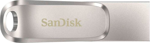 SanDisk - Ultra Dual Drive Luxe 256GB USB 3.1 USB Type-C Flash Drive - Silver