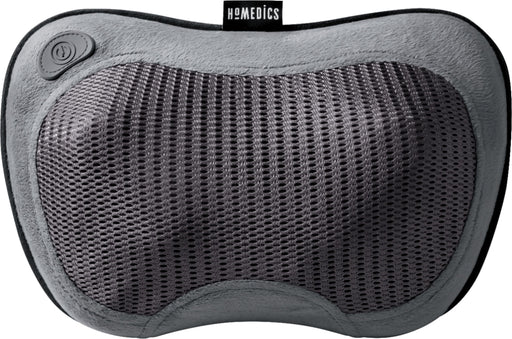 Homedics - Cordless Shiatsu Massage Pillow with Soothing Heat - Gray