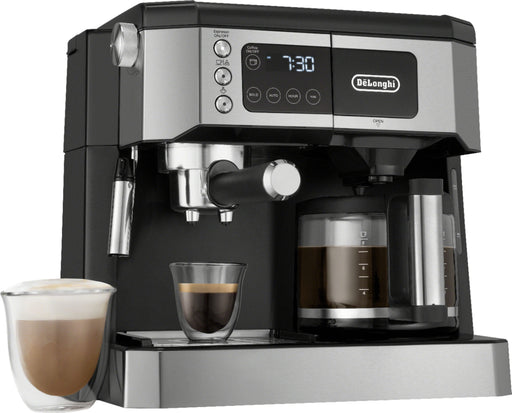 De'Longhi - Digital All-in-One Combination Coffee and Espresso Machine - Black and Stainless Steel