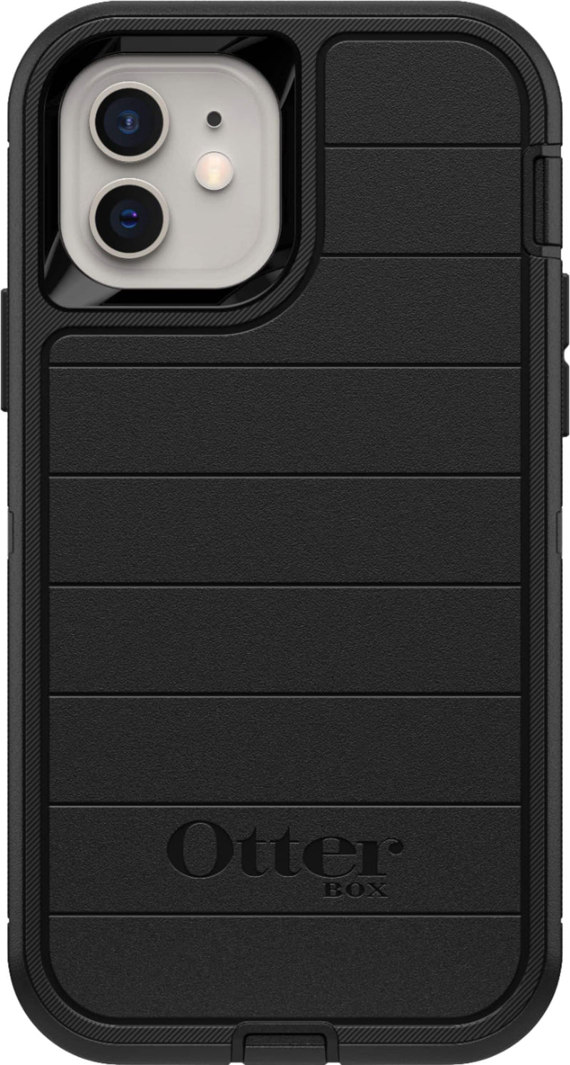OtterBox - Defender Series Pro for Apple iPhone 12 and iPhone 12 Pro - Black