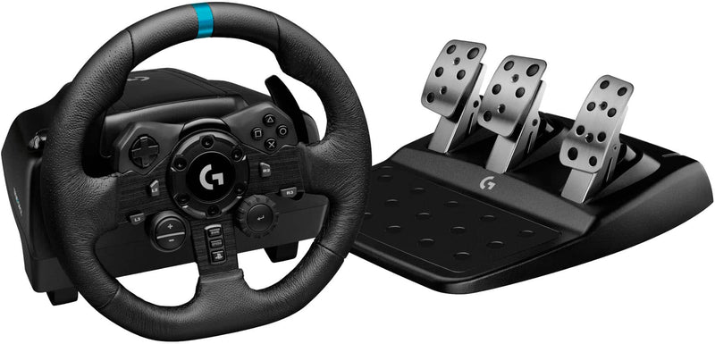 Logitech - G923 Racing Wheel and Pedals for PS5 PS4 and Windows - Black