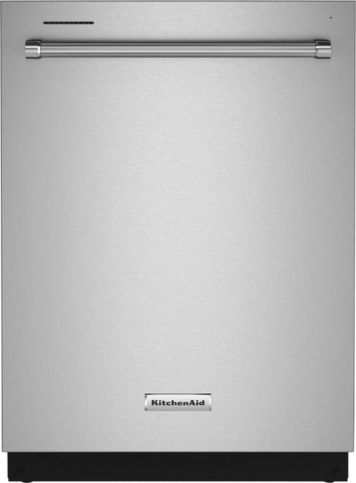 KitchenAid - 24" Top Control Built-In Dishwasher with Stainless Steel Tub PrintShield Finish 3rd Rack 39 dBA - Stainless Steel