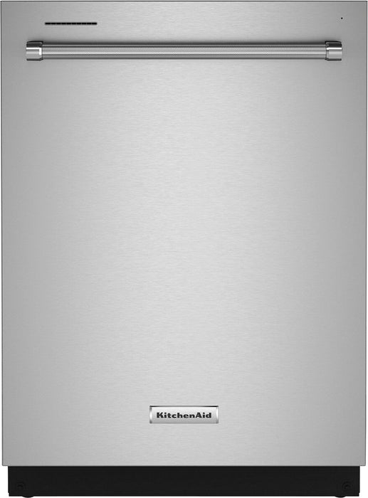 KitchenAid - 24" Top Control Built-In Dishwasher with Stainless Steel Tub PrintShield Finish 3rd Rack 39 dBA - Stainless Steel