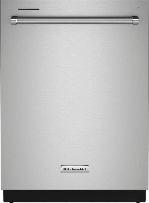 KitchenAid - 24" Front Control Built-In Dishwasher with Tub ProWash Cycle 3rd Rack 39 dBA - Stainless Steel