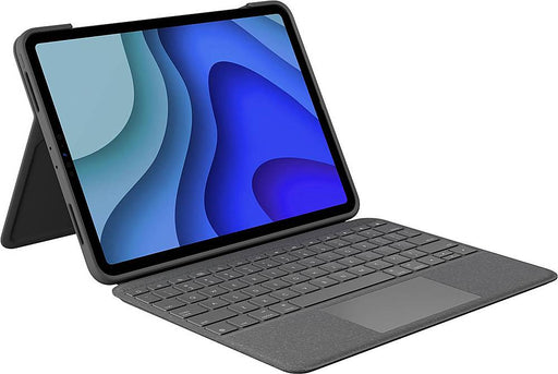 Logitech - Folio Touch Keyboard Folio for Apple iPad Pro 11" (1st 2nd 3rd  4th Gen) with Precision Trackpad - Graphite