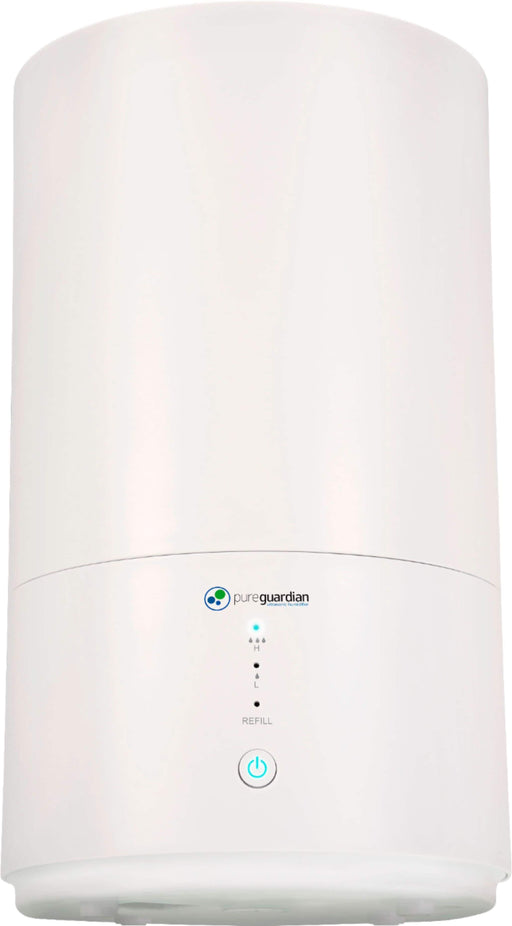 PureGuardian - H950AR Ultrasonic Cool Mist Top Fill Humidifier with Aromatherapy .80-Gallon - White