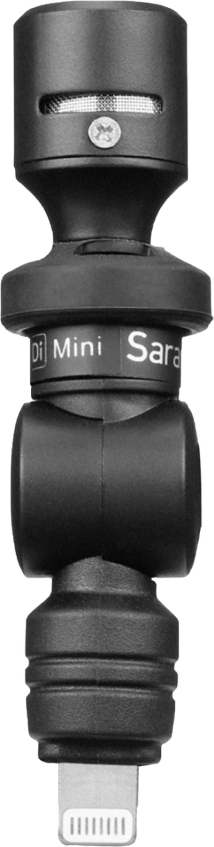Saramonic - SmartMic DI Mini Ultra-Compact Condenser Microphone with Lightning for Apple iPhones  iPads - Black