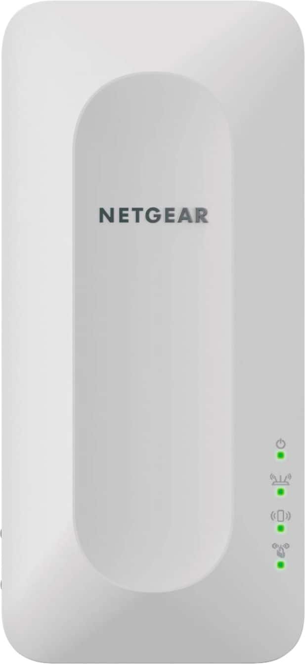 NETGEAR - EAX15 AX1800 Wi-Fi 6 Mesh Wall Plug Range Extender and Signal Booster - White