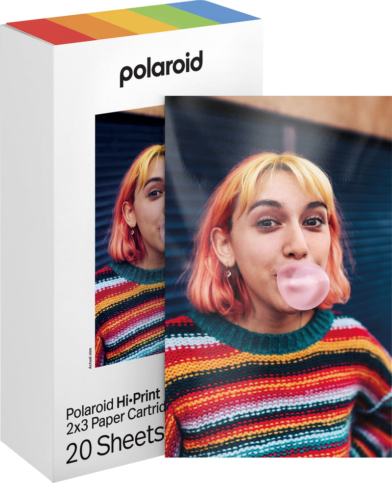 Polaroid - Hi·Print 2x3 Paper Cartridge - 20 Sheets - White