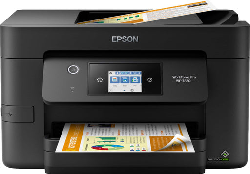 Epson - WorkForce Pro WF-3820 Wireless All-in-One Inkjet Printer - Black