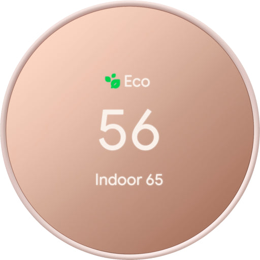 Google - Nest Smart Programmable Wifi Thermostat - Sand