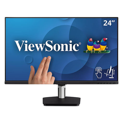 ViewSonic - TD2455 24" IPS LED FHD Touch Screen Monitor (DisplayPort HDMI USB) - Black